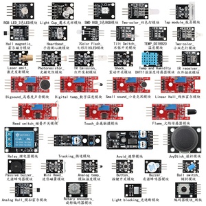 38 Loại cảm biến mô-đun bộ dụng cụ tương thích với chính thống phát triển ban Đối với Arduino/51/<span class=keywords><strong>STM32</strong></span> - Product Image 2