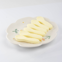 Bâtonnets de fromage riches en calcium en gros, barres de fromage saveur lait avec poignée en forme de patte de chat mignonne pour enfants, collation laitière molle OEM