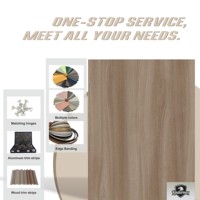 Panneau MDF mélaminé à personnalisation flexible pour cuisine et hôtel, diverses couleurs de grain de bois, ignifuge, résistant à l'humidité, 1830x3660mm