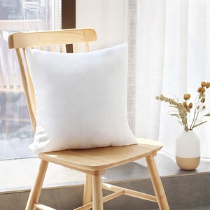Comfortable White Square Cushion Throw <strong>Pillows</strong> 45*45 for Home Textile Hotel Home Wholesale 100% Cotton <strong>Pillow</strong> - Product Image 2