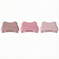 Brosse faciale en silicone pour drainage lymphatique, brosse exfoliante douce moulée par soufflage, brosse de massage pour le visage, brosse nettoyante pour le visage