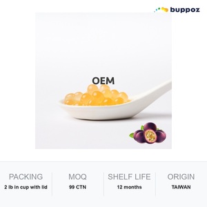Perles de tapioca éclatantes saveur fruit de la passion 2lb (halal, HACCP) pour les salons de thé et les magasins de bubble tea (OEM) - Product Image 6