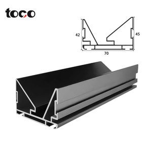 Tùy Chỉnh Đồ Nội Thất Nhà Bếp Đảo Truy Cập Vô Hình Nhôm Hồ Sơ Xử Lý Với <span class=keywords><strong>LED</strong></span> Ánh Sáng Treo Xử Lý Vô Hình - Product Image 5