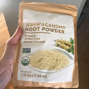 Органический порошок корня Ашвагандха, индийский женьшень, экстракт сомниферы, добавка для взрослых, не для беременных - Product Image 2