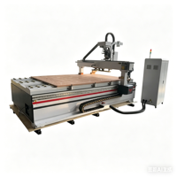 Machine de gravure et de découpe CNC ATC robuste YN2130 pour le bois, l'acrylique et l'aluminium, avec magazine d'outils linéaire à 12 emplacements