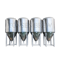 Cuve de Fermentation en Acier Inoxydable de 100L à 100 000L pour Brasserie