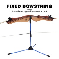 Support d'arc classique SPG pliable automatique tir à l'arc Longbow composé arc et flèche ensemble accessoires support jambes support professionnel