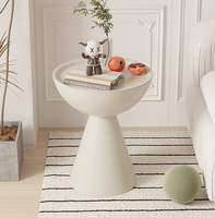 Petite table basse de salon bon marché Table basse blanche moderne canapé-lit Design simple Table d'appoint pour le thé central pour la chambre