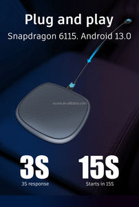 Boîte intelligente <span class=keywords><strong>Carplay</strong></span> avec Qualcomm Octa Core Android 13, prise en charge <span class=keywords><strong>Apple</strong></span> Pie, WiFi 5G pour l'électronique automobile - Product Image 2