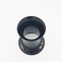 Conduit d'air ABS Couleur noire Rugosité en forme de trompette Fabrication de surface Service de moulage par injection OEM Moulage par injection
