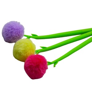 Bolígrafo <span class=keywords><strong>de</strong></span> silicona con diseño <span class=keywords><strong>de</strong></span> flor y planta, portátil, estilo Ins, Mengqu, 0.5mm - Product Image 1