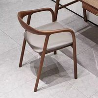Meubles avec accoudoirs en bois pour restaurant, table et chaises de style nordique japonais, chaise de restaurant d'hôtel