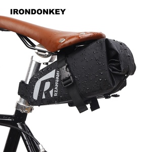 IRONDONKEY grande capacité étanche sac de selle de vélo arrière sac de siège arrière de vélo pliant pour boîtes d'équipement de vélo de montagne - Product Image 3