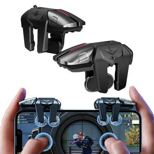 Diskon besar G21 pengontrol Game seluler enam jari untuk Joystick PUBG tombol tembak pemicu - Product Image 3