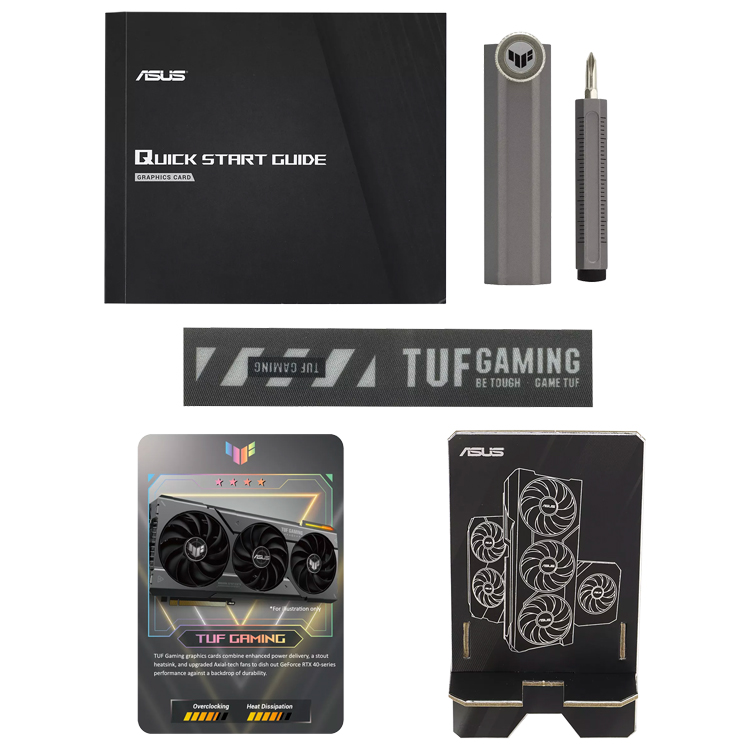 Used ASUS TUF RTX 4060 Ti 8GB GDDR6 Graphics Card for Gaming