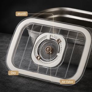 Pure Titanium Food Storage <b>Containers</b> Lightweight Durable Airtight Lid Minimalist Design Corrosion Resistant for Baby Food Meal - Product Image 3