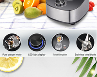 Geïndividualiseerde CE-gecertificeerde draagbare 8-blads immersie handmixer beker mini-sapcentrifuge fruitsmoothie maker glazen huishoudelijke blender