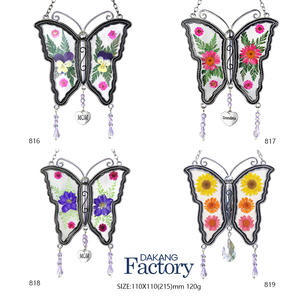 Linda manchada suncatcher borboleta decoração com pingente coração para Home Decor e Dia das Mães - Product Image 3