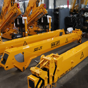 Hidráulico Mini 3 Ton Grua <span class=keywords><strong>Canastilla</strong></span> Brazo plegable recto Camión Montado Grúa Elevadora Fabricantes - Product Image 4