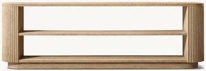 Ensemble de meubles de salon en <span class=keywords><strong>bois</strong></span> massif de style moderne minimaliste et luxueux, avec bordure en chêne, table <span class=keywords><strong>console</strong></span> - Product Image 2
