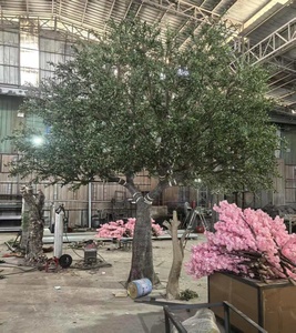 Arbre artificiel Ficus vert de grande taille, aspect naturel, style <span class=keywords><strong>Olivier</strong></span>, <span class=keywords><strong>prix</strong></span> usine, personnalisé, pas cher, pour intérieur, maison, hôtel - Product Image 3