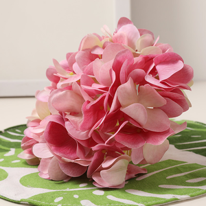 Hortensia Artificial <span class=keywords><strong>macrophylla</strong></span> impresión 3D flor estéticamente simulada decoración del hogar Hortensia pared accesorios de boda - Product Image 2
