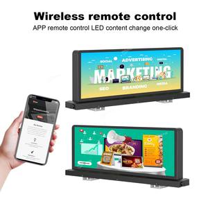 Afficheur numérique <span class=keywords><strong>LED</strong></span> double face personnalisable pour toit de voiture 360SPB |   Toit de taxi IP65 P4 avec <span class=keywords><strong>CMS</strong></span> |   Support OEM/ODM - Product Image 6