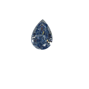 Moissanita Azul VVS1 de Alta Calidad, 9x13mm 8x12mm, 5ct 4ct, Cultivada en Laboratorio, Corte Pera, Color Play/Fire, Gemas HQ, Certificadas por Terceros - Product Image 4