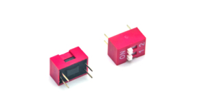 Interrupteur à glissière : Interrupteur à glissière plat rouge DS-02, emballage en tube G/F (70 pièces/tube) - Product Image 6