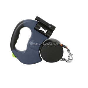 Guinzaglio Doppio Durevole per Cani - Retrattile Anti-Aggrovigliamento Riflettente con Luce LED, Pettorina da Passeggio per Due Cani - Product Image 6