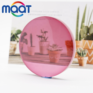 MAAT निर्माता 1.56 सेमी फ़िनिश फोटो गुलाबी फोटोक्रोमिक लेंस ब्लैंक - Product Image 2