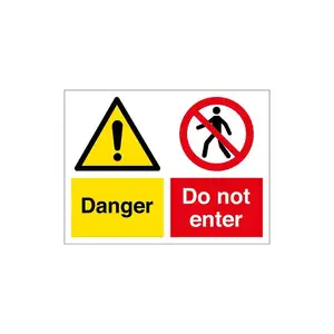 G Do Not Enter/Stop Signs Hazard Safety Sign Safety Sign