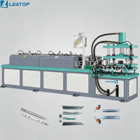 Machine de formage de rouleaux servo-contrôlée par PLC pour la fabrication de glissières de tiroir télescopiques fines à montage sous plan pour tiroirs de placards et armoires