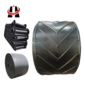 Fabrika doğrudan satış V şekilli aşınmaya dayanıklı çimento fabrikası kauçuk desen konveyör bant için - Product Image 2