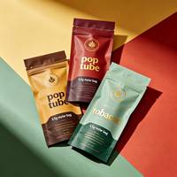 Sachet Doypack en aluminium robuste 3,5g, en Mylar, anti-odeur, personnalisable, pour le stockage du tabac, vente en gros