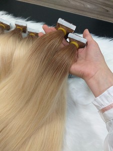 Extensions de cheveux à bandes adhésives Ombre Piano Balayage 100% cheveux humains vierges, cuticules alignées, meilleure qualité vietnamienne - Product Image 5