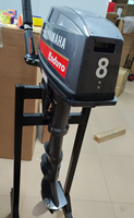 Mesin tempel Yamaha baru 8HP 2-tak 2-silinder bensin 246cc starter elektrik Enduro Short Shaft dengan garansi 3 tahun