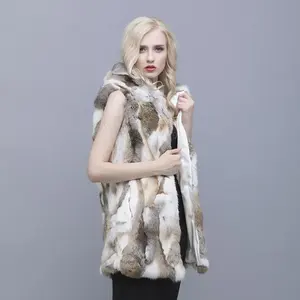 MWFur Hiver Mode Lapin <span class=keywords><strong>Fourrure</strong></span> <span class=keywords><strong>Gilet</strong></span> <span class=keywords><strong>Sans</strong></span> Manches <span class=keywords><strong>Gilet</strong></span> À Capuche Hiver Naturel <span class=keywords><strong>Fourrure</strong></span> <span class=keywords><strong>Gilet</strong></span> <span class=keywords><strong>Grande</strong></span> <span class=keywords><strong>Taille</strong></span> Femmes - Product Image 3