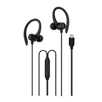 Écouteurs filaires intra-auriculaires Macaron Type-C, casque de jeu universel à basses profondes avec microphone, écouteurs et casques audio filaires stéréo