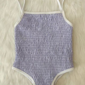 Kid Swimming <strong>Wear</strong> Custom Children Bikini Toddler Swimwear Girls Rash Guard Swimsuits <strong>Long</strong> <strong>Sleeve</strong> Ruffle Children Swimwear - Product Image 3