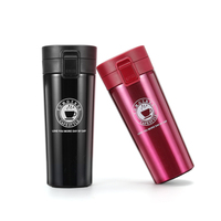 Mug de voyage isotherme en acier inoxydable à double paroi portable 350 ml 450 ml