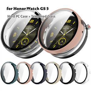 Funda Protectora Rígida de PC con Cristal Templado para <span class=keywords><strong>Honor</strong></span> Watch <span class=keywords><strong>GS</strong></span> 5, Protector de Pantalla para <span class=keywords><strong>Reloj</strong></span> Inteligente <span class=keywords><strong>Honor</strong></span> GS5 - Product Image 3