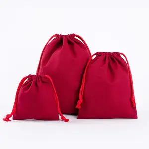 Custom Large Eco Friendly Cotton Canvas Drawstring Dust Bag With Logo, Draw String Dustbag