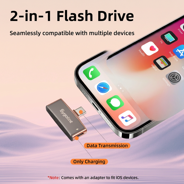 Zinc Alloy USB 3.0/Micro USB Encrypted Flash Drive Wholesale with Custom Logo 32GB 2-Year Warranty New Business Product