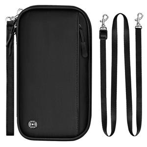 Cartera portátil para almacenamiento de documentos de viaje al extranjero, soporte multifuncional para boletos, bolsa colgante para pasaporte de gran capacidad - Product Image 1