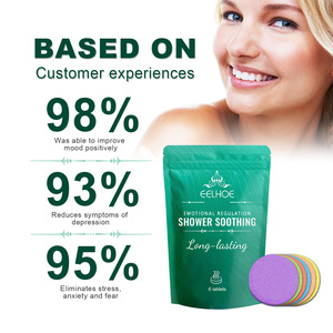Rafraîchir les comprimés de douche bio végétaliens naturels écologiques 130g ensemble d'aromathérapie pour les comprimés de douche à usage domestique - Product Image 3