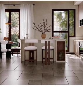 Modern Kitchen <strong>Tall</strong> <strong>Table</strong> Restaurant Furniture Luxury High <strong>Bar</strong> Stool Lamb Wool <strong>Bar</strong> Chair - Product Image 2