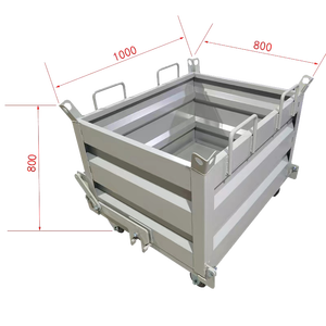 Wholesale Customization Multi-Lifting-Lug High-Load Forklift Tilting Self-Dumping <strong>Scrap</strong> <strong>Bin</strong> for Machining Plant Waste Recycling - Product Image 3