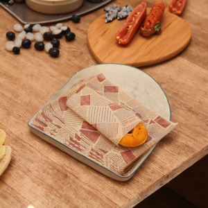 Customized Eco-Friendly Virgin Pulp Biodegradable Recyclable Moisture Proof Food Packaging <b>Paper</b> Printed Logo Bread Packaging - Product Image 1