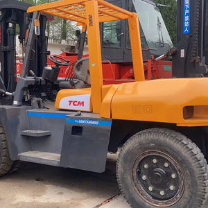 Montacargas TCM FD100Z8 diésel de 10 toneladas, usado, de alta calidad, de segunda mano, con tenazas automáticas. - Product Image 1